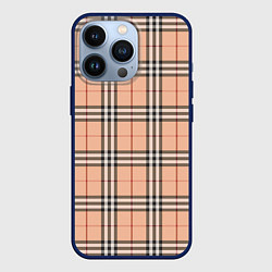 Чехол для iPhone 13 Pro Королевский тартан, цвет: 3D-тёмно-синий
