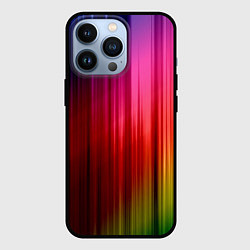 Чехол для iPhone 13 Pro Цветной спектр, цвет: 3D-черный