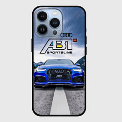 Чехол iPhone 13 Pro Audi ABT - sportsline на трассе