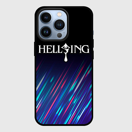 Чехол iPhone 13 Pro Hellsing stream / 3D-Черный – фото 1