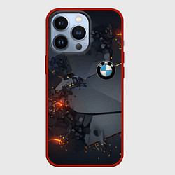 Чехол для iPhone 13 Pro BMW explosion, цвет: 3D-красный