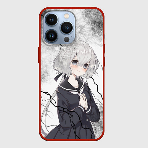 Чехол iPhone 13 Pro Junko Konno - Зомбилэнд Сага Месть / 3D-Красный – фото 1