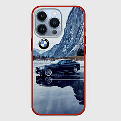 Чехол iPhone 13 Pro БМВ у горного озера
