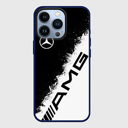 Чехол для iPhone 13 Pro Мерседес - АМГ - Краски, цвет: 3D-тёмно-синий