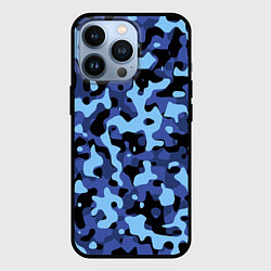 Чехол iPhone 13 Pro Камуфляж Sky Blue