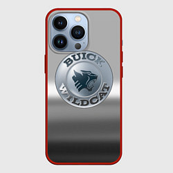 Чехол для iPhone 13 Pro Buick Wildcat - emblem, цвет: 3D-красный