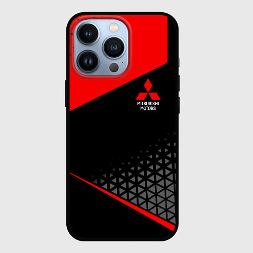 Чехол iPhone 13 Pro Mitsubishi - Sportwear / 3D-Черный – фото 1