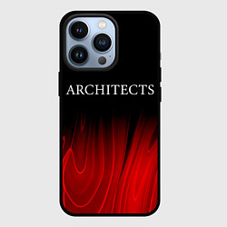 Чехол для iPhone 13 Pro Architects red plasma, цвет: 3D-черный