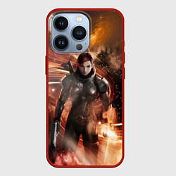 Чехол iPhone 13 Pro Mass Effect N7 - Jane Shepard