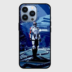 Чехол для iPhone 13 Pro Mass Effect 2 - место гибели Нормандии, цвет: 3D-черный