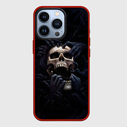 Чехол iPhone 13 Pro Hands on skull