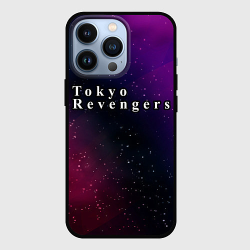 Чехол iPhone 13 Pro Tokyo Revengers gradient space / 3D-Черный – фото 1