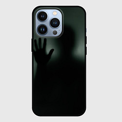 Чехол для iPhone 13 Pro Хэллоуин - тень призрака, цвет: 3D-черный