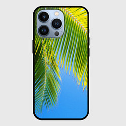 Чехол для iPhone 13 Pro Пальма у неба, цвет: 3D-черный