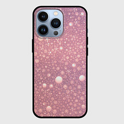Чехол для iPhone 13 Pro Pink bubbles, цвет: 3D-черный