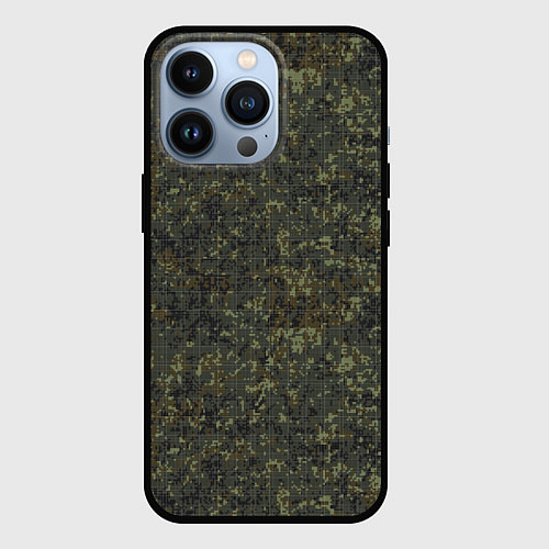 Чехол iPhone 13 Pro 4 цветная цифра ВКБО / 3D-Черный – фото 1