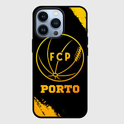 Чехол iPhone 13 Pro Porto - gold gradient