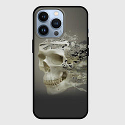 Чехол для iPhone 13 Pro Vanguard skull - destroyed, цвет: 3D-черный