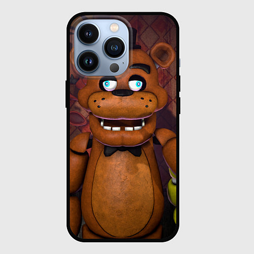 Чехол iPhone 13 Pro Five Nights аt Frеddys / 3D-Черный – фото 1