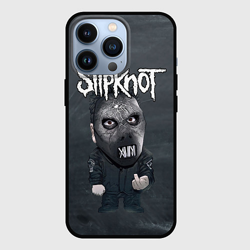 Чехол iPhone 13 Pro Dark Slipknot / 3D-Черный – фото 1