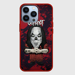 Чехол iPhone 13 Pro Slipknot dark red