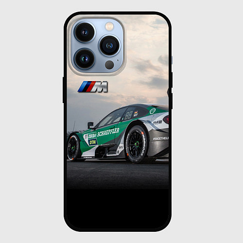 Чехол iPhone 13 Pro BMW M Power - Racing team - Motorsport / 3D-Черный – фото 1