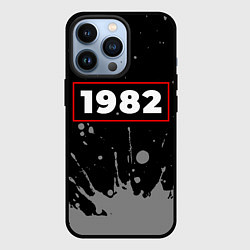 Чехол для iPhone 13 Pro 1982 - в красной рамке на темном, цвет: 3D-черный