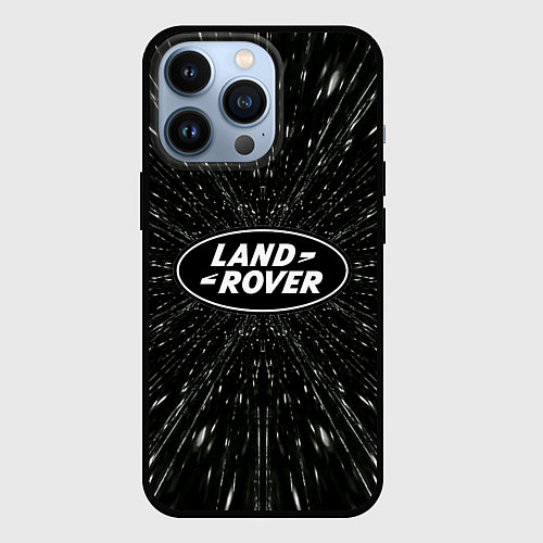 Чехол iPhone 13 Pro Ленд Ровер эмблема, автомобильная тема / 3D-Черный – фото 1