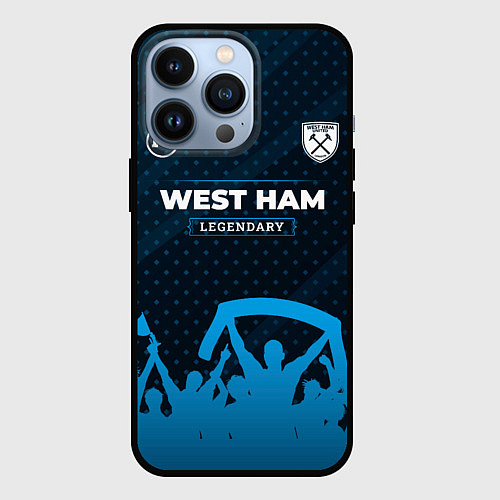 Чехол iPhone 13 Pro West Ham legendary форма фанатов / 3D-Черный – фото 1