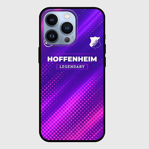 Чехол iPhone 13 Pro Hoffenheim legendary sport grunge / 3D-Черный – фото 1