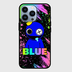Чехол для iPhone 13 Pro Rainbow Friends - Blue, цвет: 3D-черный