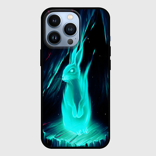 Чехол iPhone 13 Pro Водяной Кроль / 3D-Черный – фото 1