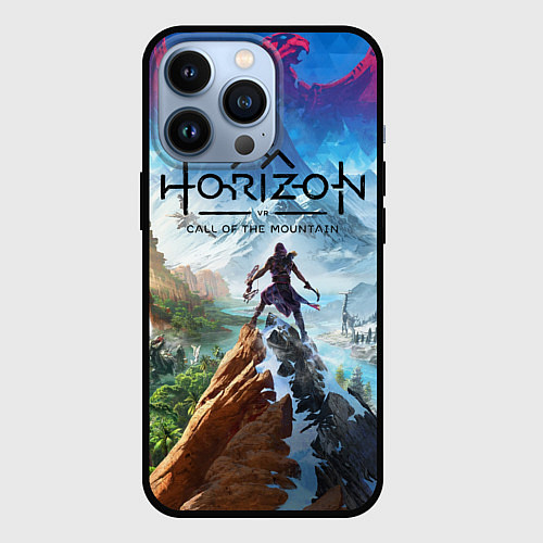Чехол iPhone 13 Pro Horizon call of the mountain keyart / 3D-Черный – фото 1