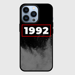 Чехол iPhone 13 Pro 1992 - в красной рамке на темном