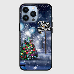 Чехол для iPhone 13 Pro Новогодняя ёлочка, цвет: 3D-черный