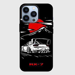 Чехол для iPhone 13 Pro Мазда RX - 7 JDM Style, цвет: 3D-черный
