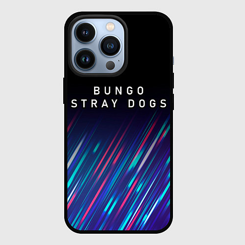 Чехол iPhone 13 Pro Bungo Stray Dogs stream / 3D-Черный – фото 1