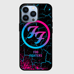 Чехол iPhone 13 Pro Foo Fighters - neon gradient