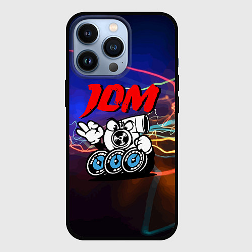 Чехол iPhone 13 Pro JDM style - engine - gesture / 3D-Черный – фото 1