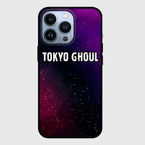 Чехол iPhone 13 Pro Tokyo Ghoul gradient space / 3D-Черный – фото 1