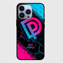 Чехол iPhone 13 Pro Deep Purple - neon gradient
