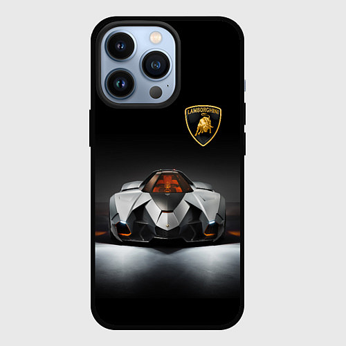 Чехол iPhone 13 Pro Lamborghini Egoista - Italy / 3D-Черный – фото 1