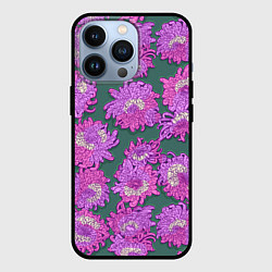 Чехол iPhone 13 Pro Яркие хризантемы