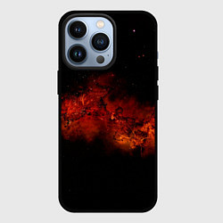 Чехол iPhone 13 Pro Абстрактные взрывы в космосе и красные звёзды