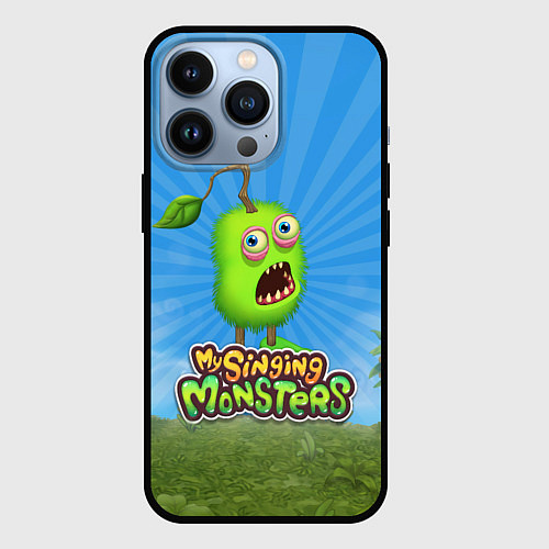 Чехол iPhone 13 Pro My Singin Monsters - Зерномех / 3D-Черный – фото 1