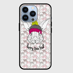 Чехол iPhone 13 Pro Морда кролика 2023