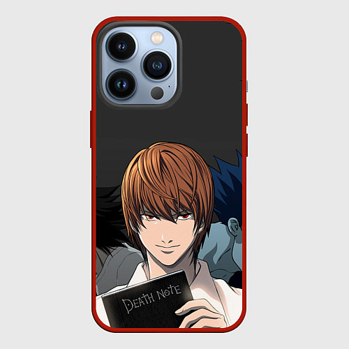 Чехол iPhone 13 Pro Death note / 3D-Красный – фото 1