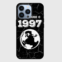 Чехол для iPhone 13 Pro На Земле с 1997: краска на темном, цвет: 3D-черный