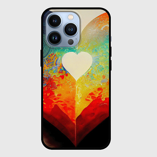 Чехол iPhone 13 Pro Your heart / 3D-Черный – фото 1