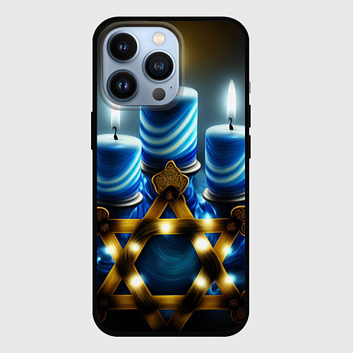 Чехол iPhone 13 Pro Праздник огней / 3D-Черный – фото 1